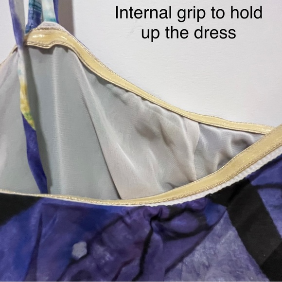 LEIFSDOTTIR ABSTRACT FLORAL PRINT STRAPLESS MIDI DRESS - Picture 10 of 16